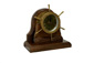 Orologio nautico antico Seth Thomas in legno e ottone 1980